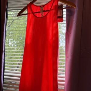 NWT OISELLE SIMPLE STRIPE DRAPE TANK